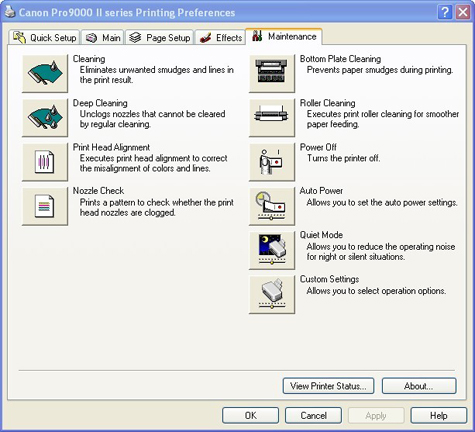 Printer Maintenance